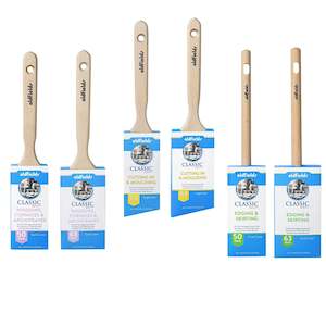 Paint Brushes: Classic 100% Tappered filament Sash & angle Cutters Paint Brushes- Oldfields