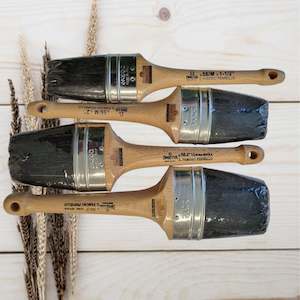 Paint Brushes: Omega Italian Professional Painters Oval Paint Brush -Hog Bristle (4 Sizes)