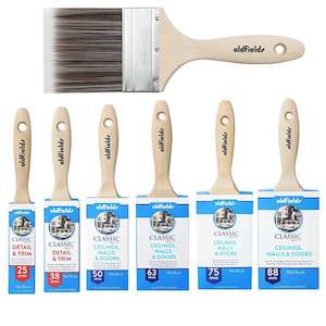 Paint Brushes: Classic 100% Tappered filament all purpose Paint Brush -Oldfields tradesman
