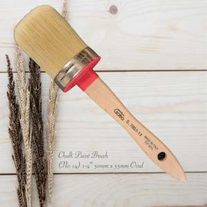 Professional Italian Chalk Paint Brush and Wax Brush 52mm x 35mm (Medium)(14)