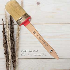 Professional Italian Chalk Paint Brush and Wax Brush 40mm x 27mm (Small) (10)