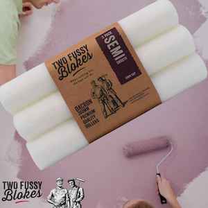 360mm Dacron Paint Roller Sleeve semi-smooth 10mm Nap-3Pack