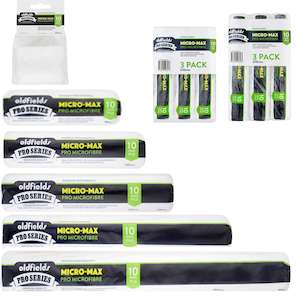10mm Nap Pro Series Microfibre Paint Roller sleeves from Oldfields-CLEARENCE