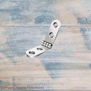 heavy duty Stainless steel strap hinge 75mmx15mm Round end