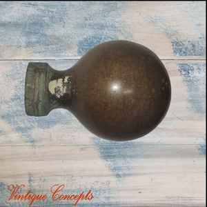 Furniture Wardrobe Door Handles: Solid Brass door knob recycled 44mm dia