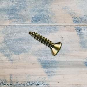 14mm long Bronze wood screw (pkt 10) M3