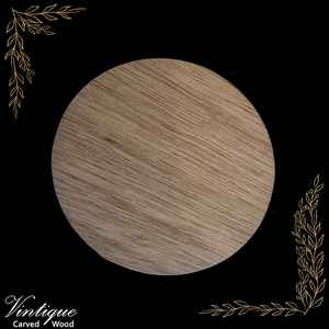 New Collection: Carved wooden Round Plinth or base 100mm Dia