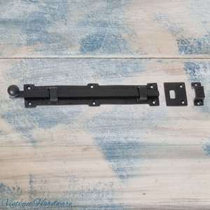 Barn Iron Rustic door or gate Bolt 300mm Long