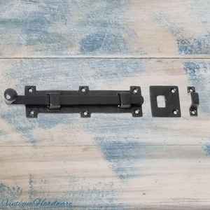 Barn Iron Rustic door or gate Bolt 200mm Long