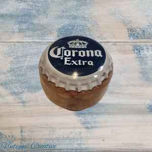 Corona Beer bottle Cap Wood Cabinet Knob 35mm
