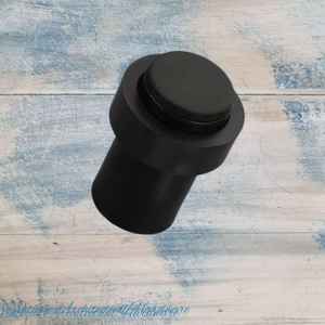 Black Stainless steel Floor rubber DOOR BUMPER floor door stop 60mm high