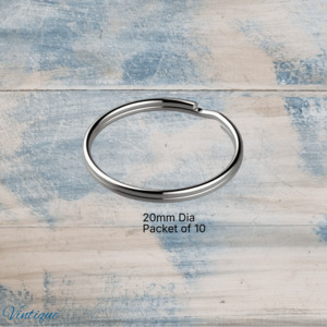 Split Ring 20mm Diameter (Pkt 10)