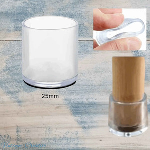 New Collection: Round Silicone Chair Leg Caps-25mm dia – Protect Floors from scratches