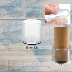 Round Silicone Chair Leg Caps-16mm dia – Protect Floors from scratches