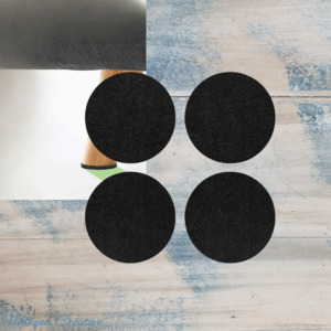 Self-Adhesive Felt Furniture pads-38mm (pkt 8) protect your floors