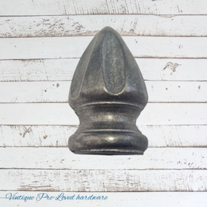 Vintage Metal Hardware: Spear 55mm Long-plain finish (pre-loved)-17mm internal hole