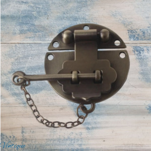 Camphor Chest antique Brass Finish 50mm dai With Chain Lock