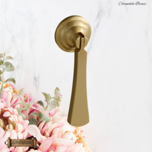 "Corinaldo "Sovereign stylish Pendant Brass cabinet handle 70mm long