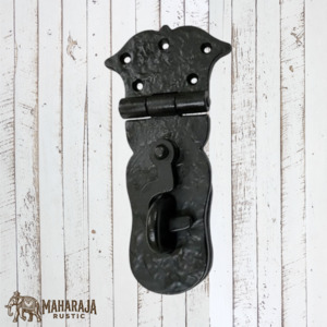 Heavy Duty Antique Cast Iron Safety Hasp and Staple latch 154mm long (MAJ-820)