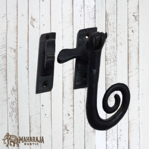 New Collection: Cast iron Black monkey tail window Fastener (MAJ-819)