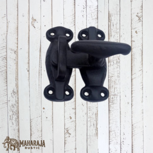 New Collection: Cast iron Black Antique Iron Tee Fastener 74mm x 63mm (MAJ-818)