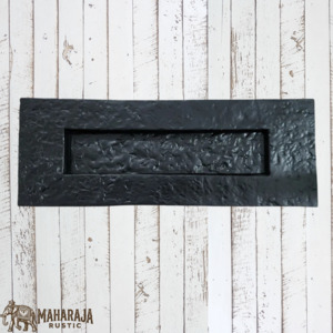Large Cast iron door letter slot 300mm x 100mm (MAJ-811)