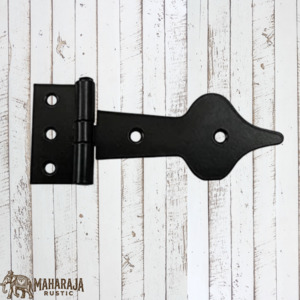 New Collection: Black Antique Iron Cabinet T-Hinge 122mm long (MAJ-808)