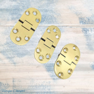 Cucina Solid brass TableTop Hinge -3 sizes for marine,tables and more