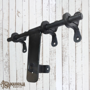 Hand Forged Iron smooth Aldrop Door latch bolt 304mm long