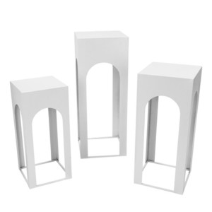 Products: White Hollow Plinths just joy events