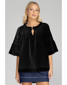Thea Top - Tops : Just Looking - BLAK S25