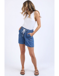 Mina Denim Short - Shorts : Just Looking - Elm S24 S25SALE