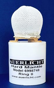 Hard Inverted Gaslight Mantle No.3. M3769. Universal Ring