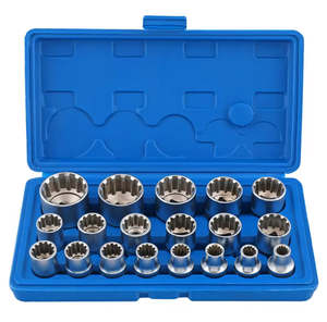 Tools: 19PCS 1/2” Drive CR-V Spline Socket Set (8–32mm) – Heavy-Duty Gear Lock | NZ Stock | Overnight Delivery | Afterpay & Zip Pay