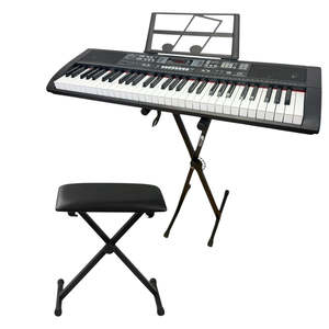 61-Key Electric Keyboard Piano Bundle with Stand & Chair & Mic | NZ Stock | Over&hellip;