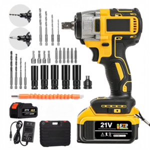 All: 1/2” Brushless Impact Wrench Kit 350Nm – Battery, Charger & Socket Set Included (DeWALT 18V/20V Compatible) | NZ Stock | Overnight Delivery | Afterpay & Zip