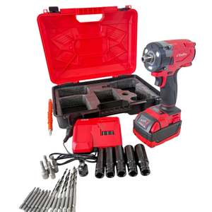 KiwiPro 21V Cordless Brushless 2-in-1 Impact Wrench & Driver – 350Nm Power, Ba&hellip;