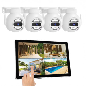 All: 5MP Wireless Security Camera System – 10.1” Touch Screen Monitor, 4 Cameras, Color Night Vision | NZ Stock | Overnight Delivery | Afterpay & Zip Pay