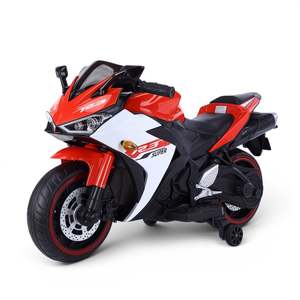 12V Kids Electric Ride On Motorbike – Battery Powered Toy Bike with Music, Lig&hellip;