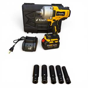 KiwiPro 21V Brushless Impact Wrench 1/2” – 700Nm Cordless Rattle Gun with Ba&hellip;