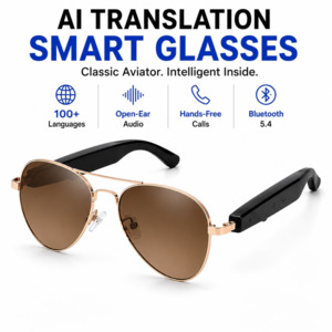 All: Bluetooth Smart Glasses AI Translation Sunglasses 100+ Languages Open Ear Headphones UV400 NZ Stock Overnight Delivery Afterpay