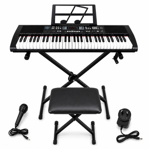 61-Key Electronic Keyboard Piano with Stand, Microphone & NZ Power Adapter | 200&hellip;