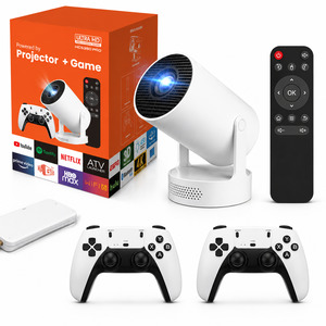 Smart Android 11 Projector + 20,000+ Games Retro Console Bundle | Native 1080P, &hellip;
