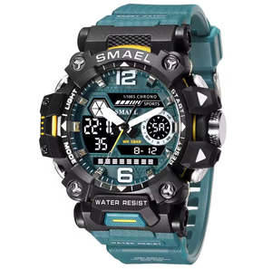 All: Men’s Sports Watch – Dual Display, LED Backlight, 30M Waterproof | NZ Stock | Overnight Delivery