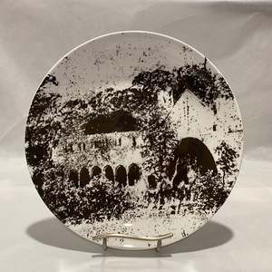 Vintage Finds: Norman Ackroyd Buildwas Abbey Shropshire Plate
