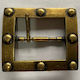 Large Brass Studded Buckle