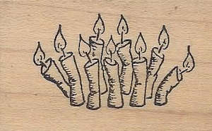 Secondhand Stamps: Birthday Candles Stamp
