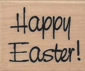 Secondhand Stamps: Happy Easter Stamp