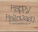 Happy Halloween Stamp