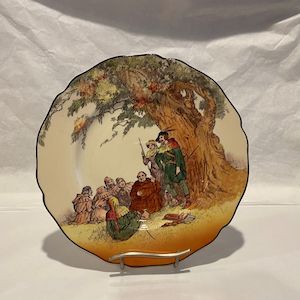 Pottery Glass: Royal Doulton Under the Greenwood Tree Plate